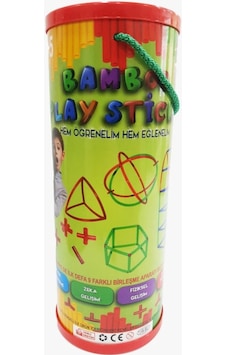 Bamboo Oyun Çubukları Silindir Bamboo Oyun Çubukları Silindir