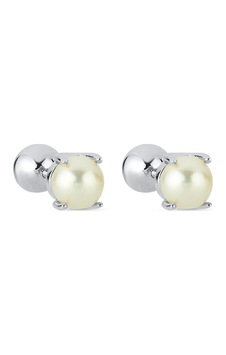 5,5 Mm İkili Tragus Doğal İnci Çift Taraflı Top Piercing Beyaz Beyaz 5,5 Mm İkili Tragus Doğal İnci Çift Taraflı Top Piercing Beyaz Beyaz