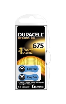 Duracell 675 Kulaklık Pili 6 Adet Duracell 675 Kulaklık Pili 6 Adet