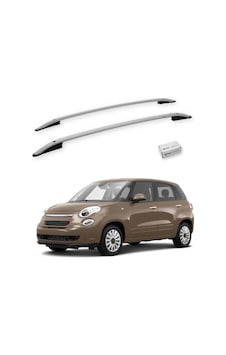 Turtle Fiat 500l 2013-2025 Tavan Çıtası Crown Gri