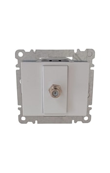 Makel Krb 57 001 280 Karea F Konnektör Modül+kapak L Beyaz Makel Krb 57 001 280 Karea F Konnektör Modül+kapak L Beyaz