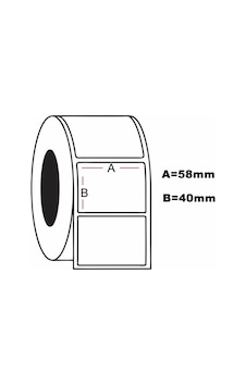 Termal Barkod Etiketi 40x58 Mm Diğer