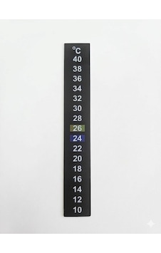 Akvaryum Yapışkanlı Stiker Termometre 10-40c Akvaryum Yapışkanlı Stiker Termometre 10-40c