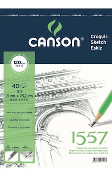 Canson Çizim Blok 1557 A4 120 Gr 40Yp 120A440Us Canson Çizim Blok 1557 A4 120 Gr 40Yp 120A440Us