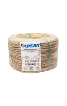 Halat 6mm Natural Jüt Kırnap İpi Top 200mt 5468 Halat 6mm Natural Jüt Kırnap İpi Top 200mt 5468