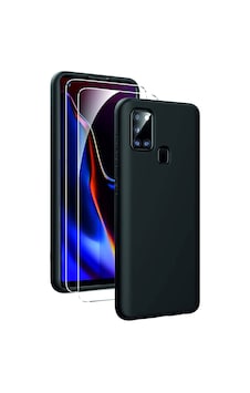 Samsung Galaxy Uyumlu A21s Kılıf Kamera Korumalı Silikon Rubber Arka Kapak Siyah Samsung Galaxy Uyumlu A21s Kılıf Kamera Korumalı Silikon Rubber Arka Kapak Siyah