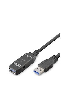 Büro Ev Ofis Cihazları İçin 5mt Siyah Usb3.0 Active Repeater Uzatma Kablosu Büro Ev Ofis Cihazları İçin 5mt Siyah Usb3.0 Active Repeater Uzatma Kablosu