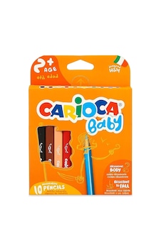 Carioca Baby Jumbo Üçgen Kuru Boya Kalemi 10'lu Karışık Carioca Baby Jumbo Üçgen Kuru Boya Kalemi 10'lu Karışık