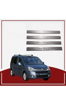 Citroen Berlingo Uyumlu Kapı Eşiği 2008-2018 Paslanmaz Çelik Parça