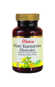 Balen Sarı Kantaron Ekstraktı Kapsül 375 Mgx60 Balen Sarı Kantaron Ekstraktı Kapsül 375 Mgx60