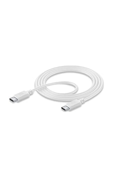 Cellular Line USBDATAC2C5A1MW USB Cable 5A 45 W 1.2 M Şarj Ve Data Kablosu Beyaz