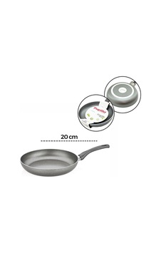 Granit Tava 20 Cm Tek Saplı Sarı Granit Tava 20 Cm Tek Saplı Sarı