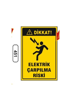 Dikkat Elektrik Çarpılma Riski Uyarı Ikaz Levhası Dikkat Elektrik Çarpılma Riski Uyarı Ikaz Levhası