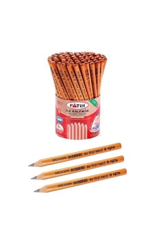Fatih Ilk Kalemim Jumbo Üçgen Başlangıç Kalemi Natural 3 Adet Siyah Fatih Ilk Kalemim Jumbo Üçgen Başlangıç Kalemi Natural 3 Adet Siyah
