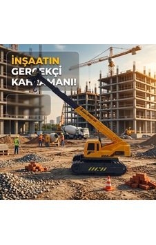 İş Makinası Vinç - Tekerlekli 21cm - 706-31