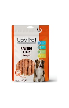 Lavital Rawhide Stick With Duck Ördek Etli Köpek Ödül Çubuğu 100g Tüm Irklar İçin Yetişkin Köpekler Lavital Rawhide Stick With Duck Ördek Etli Köpek Ödül Çubuğu 100g Tüm Irklar İçin Yetişkin Köpekler