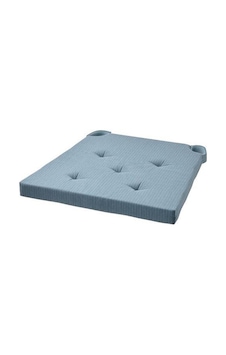 Sandalye Minderi Mavi Renk MeridyenDukkan 35/42x40x4 cm IKEA Cırt Cırtlı Bantlı Sandalye Minderi Mavi Renk MeridyenDukkan 35/42x40x4 cm IKEA Cırt Cırtlı Bantlı