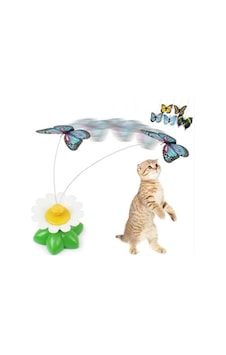 BUFFER® Hareketli Dönen Kelebek - Kedi Oyuncağı ( Pille Çalışır) BUFFER® Hareketli Dönen Kelebek - Kedi Oyuncağı ( Pille Çalışır)