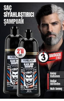 Saç Siyahlaştırıcı Şampuan 2 Li Avantajlı Paket 400ml. X 2 Adet Saç Siyahlaştırıcı Şampuan 2 Li Avantajlı Paket 400ml. X 2 Adet
