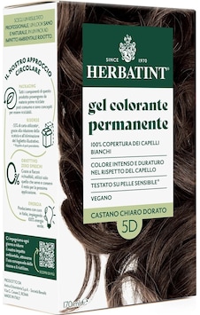 Herbatint-Permanent Haircolour Gel 5D Light Golden Chestnut 170 ML Herbatint-Permanent Haircolour Gel 5D Light Golden Chestnut 170 ML