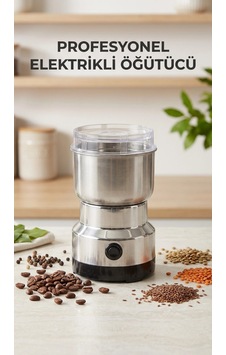 Kahve Ve Baharat Öğütücü Makine Paslanmaz Çelik Ergonomik Kullanım Sarı Kahve Ve Baharat Öğütücü Makine Paslanmaz Çelik Ergonomik Kullanım Sarı