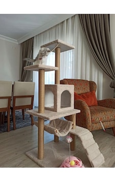 Pethomealpi Kedi Tırmalama Evi Mihrabat 125 CM 30 x 30 CM