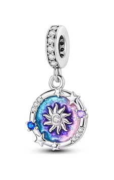 Fubena Galaksi Ve Güneş Sallantılı Charm Gümüş Fubena Galaksi Ve Güneş Sallantılı Charm Gümüş