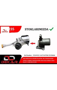 Yag Sogutucu Govde Plastık Astra J-combo D-bıpper-nemo-aveo-egea-doblo-lınea Euro5 1.3 Hdı-mtj A13fd Dekar 55269522 Yag Sogutucu Govde Plastık Astra J-combo D-bıpper-nemo-aveo-egea-doblo-lınea Euro5 1.3 Hdı-mtj A13fd Dekar 55269522