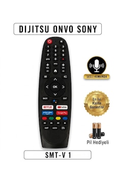 Dijitsu Onvo Sony Sesli Kumanda Smt-v1 Pil Dijitsu Onvo Sony Sesli Kumanda Smt-v1 Pil