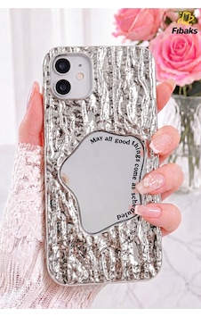 Fibaks iPhone 11 Uyumlu Kılıf Aynalı Dalga Tasarımlı Desenli Darbe Emici Kamera Korumalı Silikon Kapak Fibaks iPhone 11 Uyumlu Kılıf Aynalı Dalga Tasarımlı Desenli Darbe Emici Kamera Korumalı Silikon Kapak