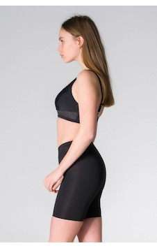 Feminight Freshness T-02 Kısa Mayo Tayt Siyah