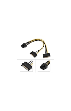 Platoon Vga Power Kablo 2x Sata To 8 Pin 6+2 Pcı-ex Dönüştürüc Platoon Vga Power Kablo 2x Sata To 8 Pin 6+2 Pcı-ex Dönüştürüc