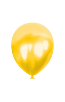 Kika Metalik Balon Baskısız 100 Lü Sarı