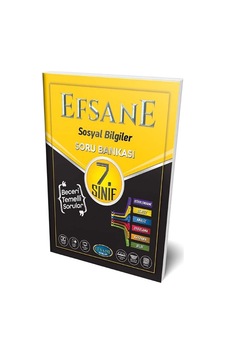 Efsane 7. Sınıf Efsane Sosyal Bilgiler Soru Bankası Efsane 7. Sınıf Efsane Sosyal Bilgiler Soru Bankası