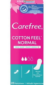 Carefree Refresh Breathable Normal Fresh Günlük Ped 20'li Carefree Refresh Breathable Normal Fresh Günlük Ped 20'li