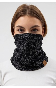 Butikgiz Kadın %100 Pamuklu 4 Mevsim Çok Fonksiyonlu Yumuşak Penye Boyunluk Siyah-beyaz Butikgiz Kadın %100 Pamuklu 4 Mevsim Çok Fonksiyonlu Yumuşak Penye Boyunluk Siyah-beyaz