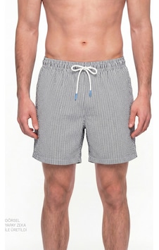 Penti Erkek İndigo Navy Tissue Çizgili Deniz Şortu Indigo Penti Erkek İndigo Navy Tissue Çizgili Deniz Şortu Indigo