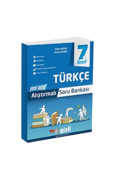 Gizli Yayınları 2025 7. Sınıf Türkçe Alıştırmalı Soru Bankası Gizli Yayınları 2025 7. Sınıf Türkçe Alıştırmalı Soru Bankası