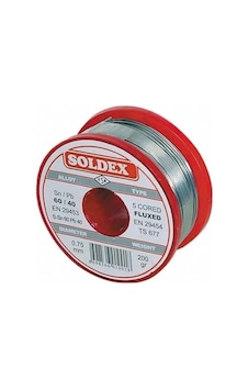Soldex Sn60 Pb40 Lehim Teli 0.75mm 200gr Soldex Sn60 Pb40 Lehim Teli 0.75mm 200gr