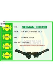 Far Sinyal Silecek Kolu Fluence 2009 Neıman 255670039r Far Sinyal Silecek Kolu Fluence 2009 Neıman 255670039r