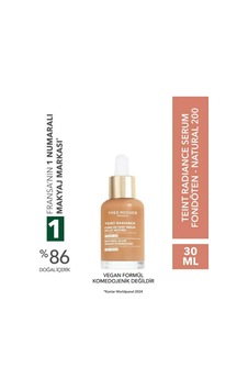 Işıltı Etkili Serum Fondöten Hyaluronik Asit İçerikli, Teint Radiance, Vegan Formül Naturel 200 114 Işıltı Etkili Serum Fondöten Hyaluronik Asit İçerikli, Teint Radiance, Vegan Formül Naturel 200 114