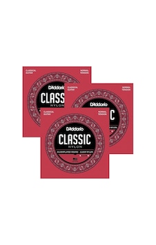 3 Paket Birden D'addario Ej27 Klasik Gitar Tel Seti-Pena 3 Paket Birden D'addario Ej27 Klasik Gitar Tel Seti-Pena