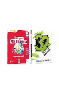 Sınav Yayınları 8. Sınıf Fen Bilimleri Soru Bankası Ve Pruva 32 Haftalık Deneme Seti 2 Kitap