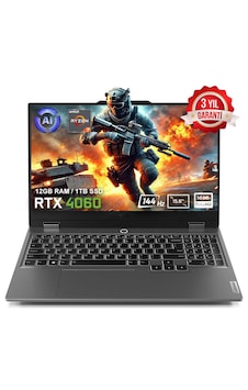 Lenovo LOQ 15ARP9 83JC00FKTR R7-7435HS 12 GB 1 TB SSD RTX4060 15.6" Dos Dizüstü Bilgisayar Lenovo LOQ 15ARP9 83JC00FKTR R7-7435HS 12 GB 1 TB SSD RTX4060 15.6" Dos Dizüstü Bilgisayar