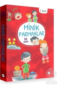 Minik Parmaklar Düz Yazı 1. Sınıf Seti - 10 Kitap Takım- Kukla