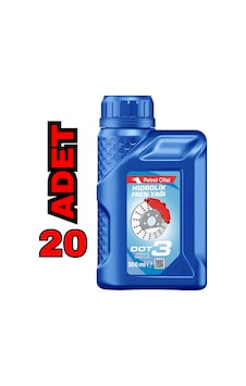 Petrol Ofisi Dot 3 Sentetik Hidrolik Fren Yağı 20 x 500 ML