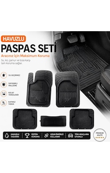Seat Rapid Araçlarına Uyumlu Havuzlu Oto Paspas 5 Parca Kaliteli