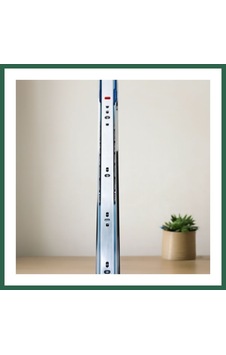 Bezos Teleskopik Bilyalı Çekmece Rayı 43x500 Mm Frenli Takım Bzs01 Çok Renkli Bezos Teleskopik Bilyalı Çekmece Rayı 43x500 Mm Frenli Takım Bzs01 Çok Renkli