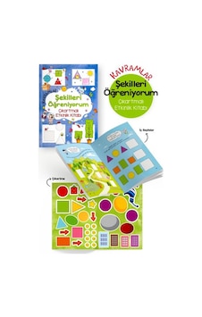 Kavramlar Şekilleri Öğreniyorum Çıkartmalı Etkinlik Kitabı - 3 Yaş + - Rjcı-753192 Kavramlar Şekilleri Öğreniyorum Çıkartmalı Etkinlik Kitabı - 3 Yaş + - Rjcı-753192