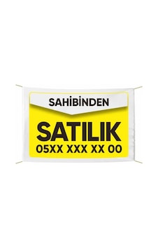 Sahibinden Satılık Afiş - Pankart 150x225 Cm Tek Ebat Sahibinden Satılık Afiş - Pankart 150x225 Cm Tek Ebat